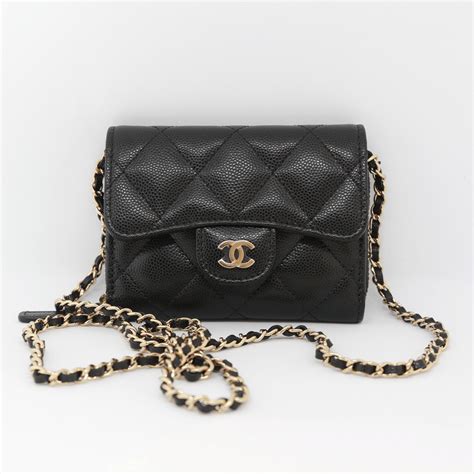 chanel small wallet with chain|chanel wallet on chain preis.